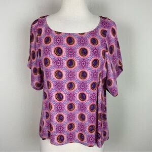 Maeve Pink Milia Medallion Pop Over Top Small